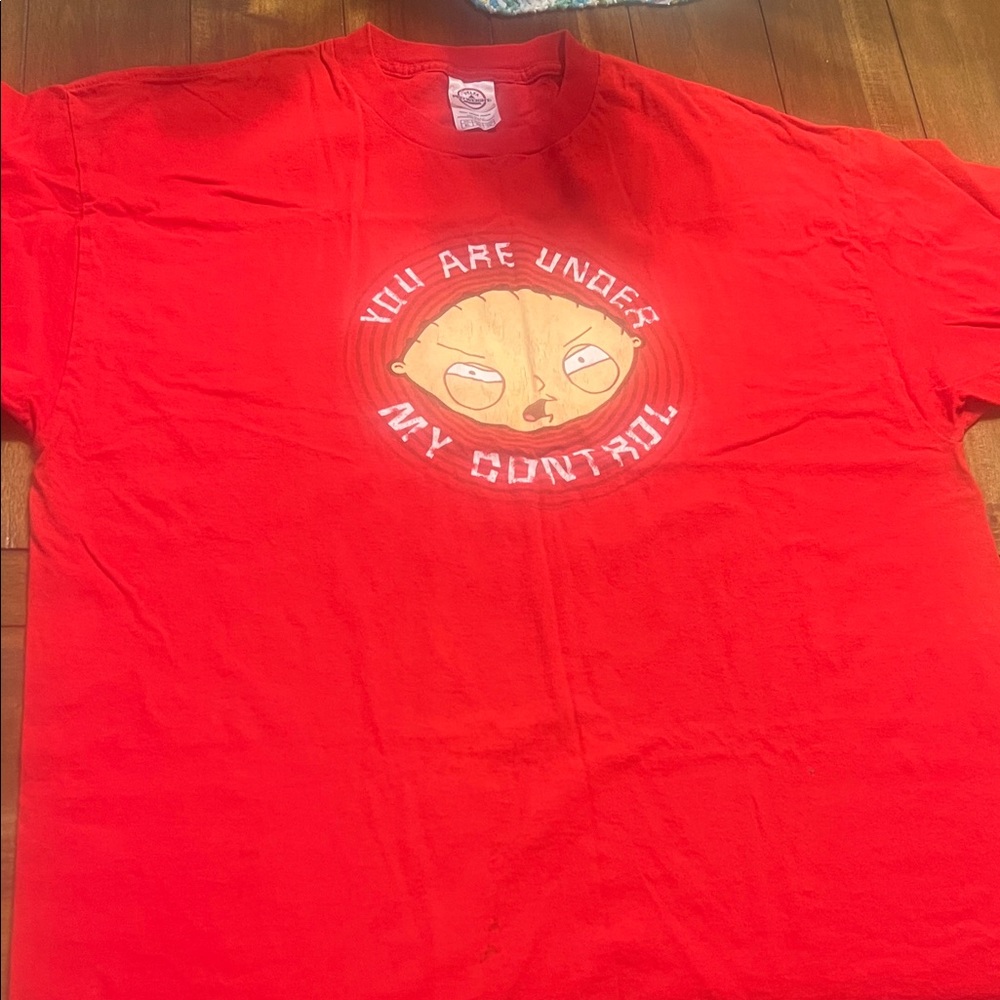 Red FAMILY GUY VINTAGE T-Shirt COLLECTIBLES